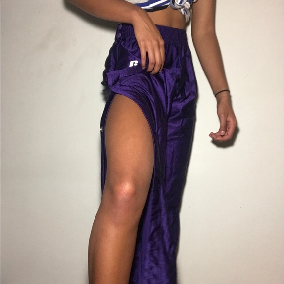 Russell Athletic Pants - Purple breakaway pants